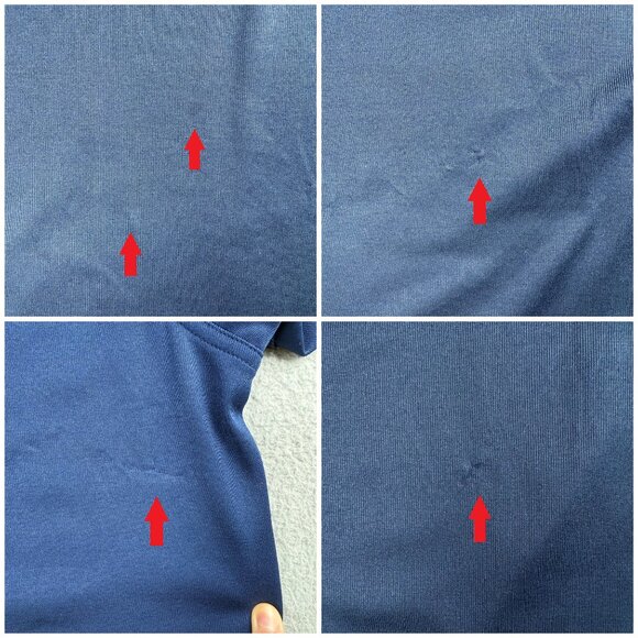 Vintage Dallas Cowboys Polo Shirt Men Extra Large XL Navy Blue Nike Pro Line NFL - Picture 10 of 11